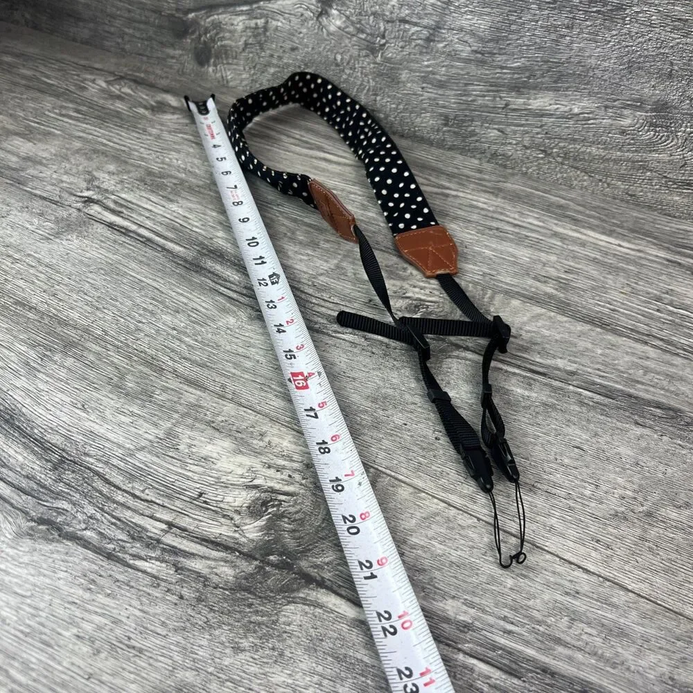 InstaX Camera Case Long Crossbody Strap Bag Shoulder Strap Polka Dot